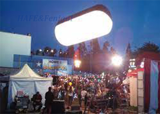 Televisão filmando 4m Luzes de balão Filme flutuante com hélio 220v
